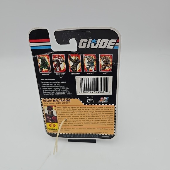 GI‎ Joe 2008 Desert Infiltrators Sand Viper - Sealed - Picture 4 of 6